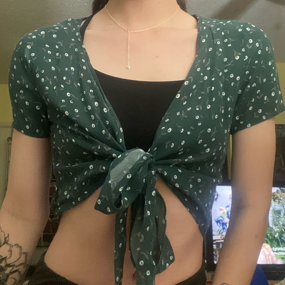 randy fae(?) wrap top